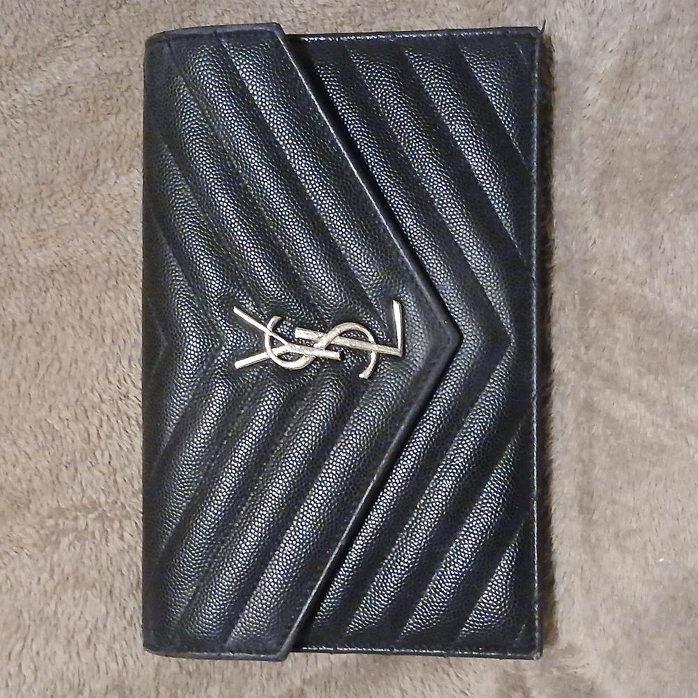 💯% Authentic YSL Envelope Wallet (no chain)